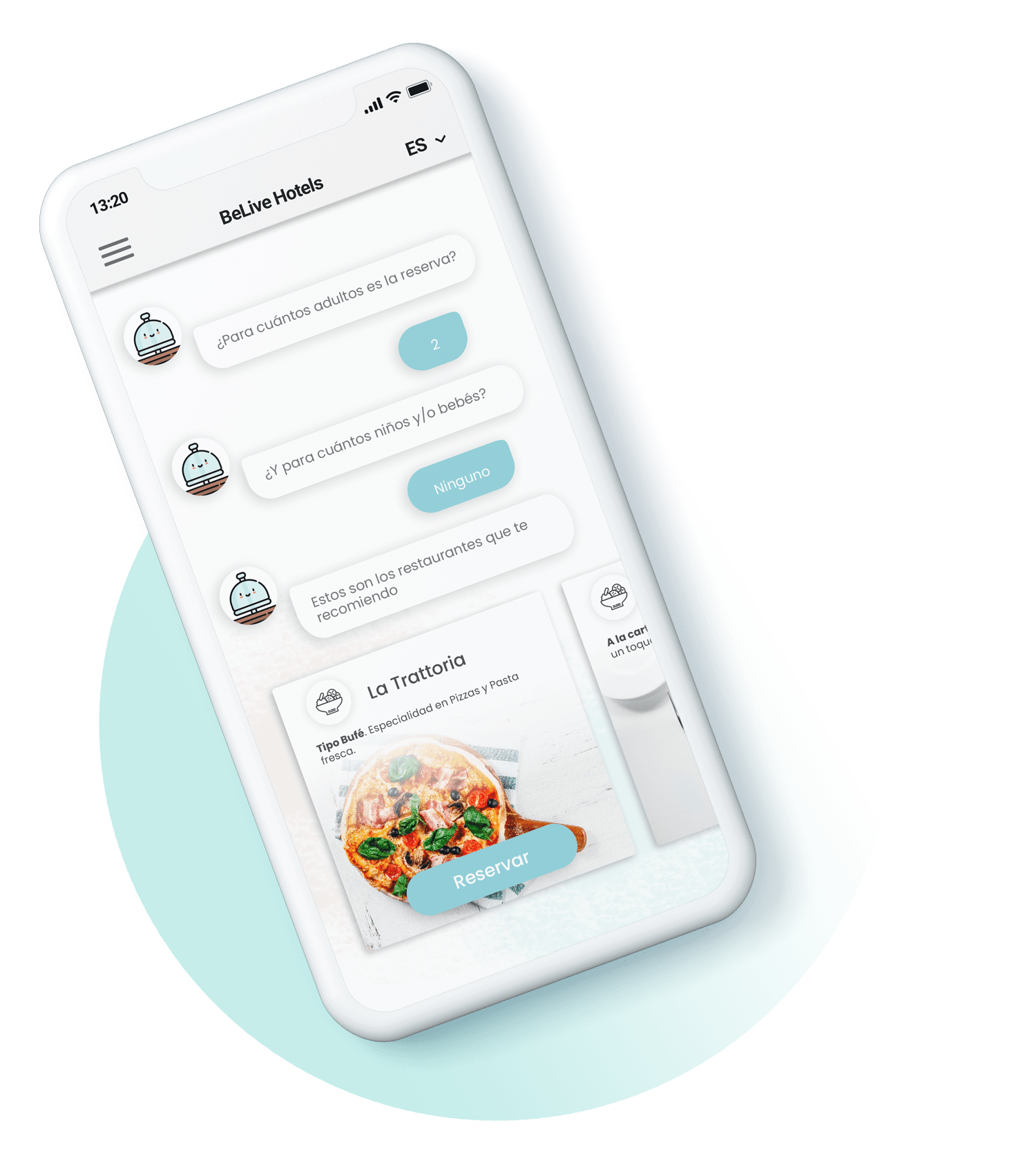 chatbot para reservar restaurante