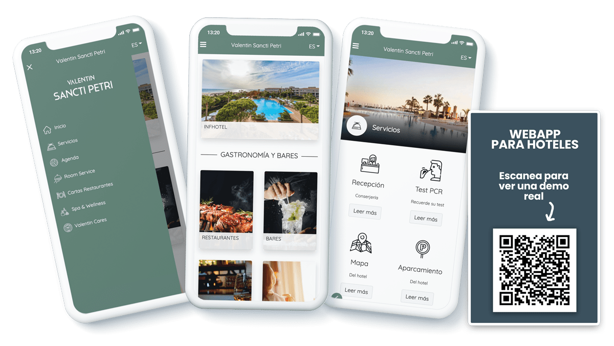 app para hoteles con QR